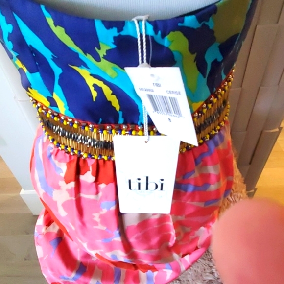 NWT TIBI DRESS 100% SILK - Picture 7 of 8